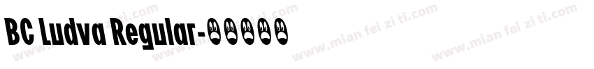 BC Ludva Regular字体转换